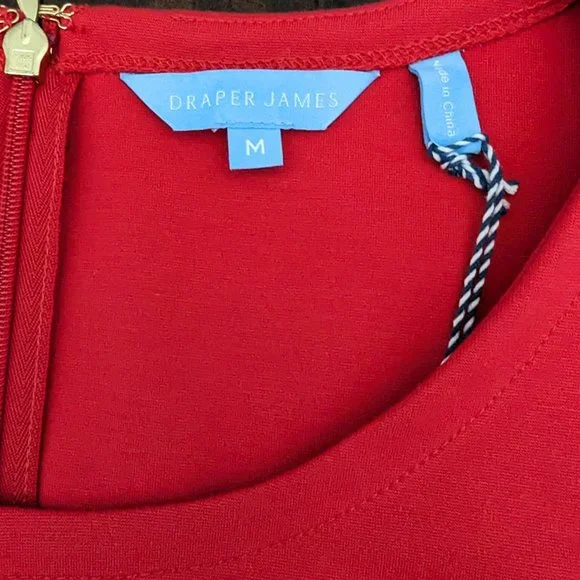 Draper James Long Sleeve Fit and Flare Ponte Dress - Picture 7 of 10